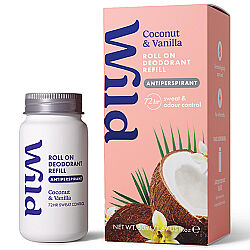 Wild Antiperspirant Roll On Coconut - Vanilla Refill Deodorant Yedek Dolum 50 ml - 2