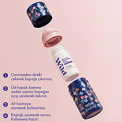 Wild Antiperspirant Roll On Coconut - Vanilla Refill Deodorant Yedek Dolum 50 ml - 4