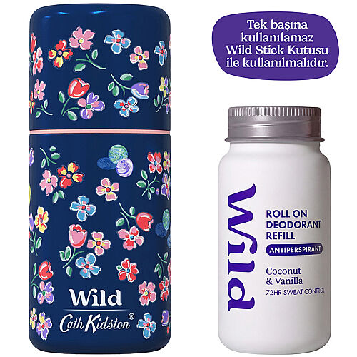Wild Antiperspirant Roll On Coconut - Vanilla Refill Deodorant Yedek Dolum 50 ml - 3
