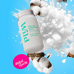 Wild Antiperspirant Roll On Fresh Cotton - Sea Salt Refill Deodorant Yedek Dolum 50 ml - 5