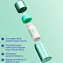 Wild Antiperspirant Roll On Fresh Cotton - Sea Salt Refill Deodorant Yedek Dolum 50 ml - 4