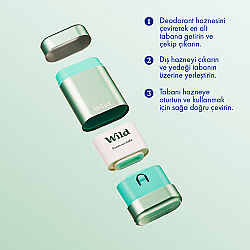 Wild Fresh Cotton-Sea Salt Refillable Deodorant 40 g - 3