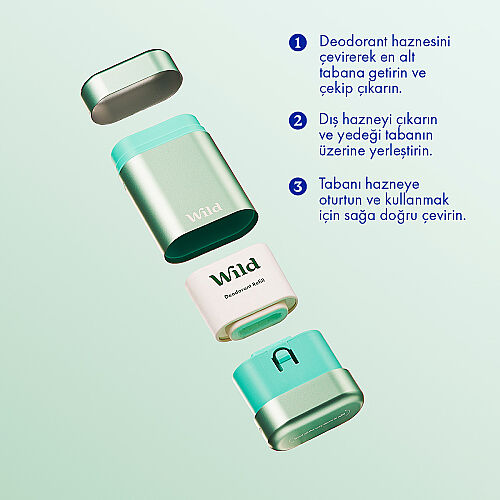 Wild Fresh Cotton-Sea Salt Refillable Deodorant 40 g - 3