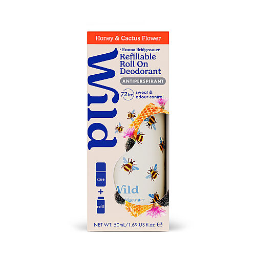 Wild Honey-Cactus Flower Refillable Roll On Deodorant 50 ml - Wild