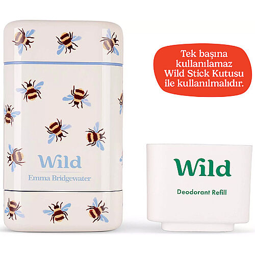 Wild Refill Yedek Stick Deodorant İçi Doğal Formül - Honey - Cactus Flower 40 g - 3