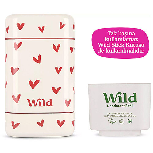 Wild Refill Yedek Stick Deodorant İçi Doğal Formül - Pink Grapefruit - Lime 40 g - 3