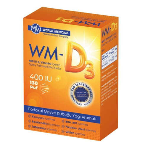 WM-D3 Vitamin D3 400IU Sprey 20 ml (Promosyon Ürünü) - 1