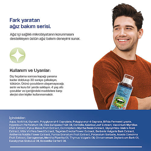 ya da multicosmetics Uno Oral Tonik Ağız Çalkalama Suyu 200 ml - 4