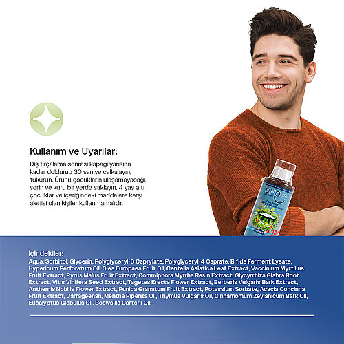 ya da multicosmetics Uno Oral Tonik Ağız Çalkalama Suyu - 5