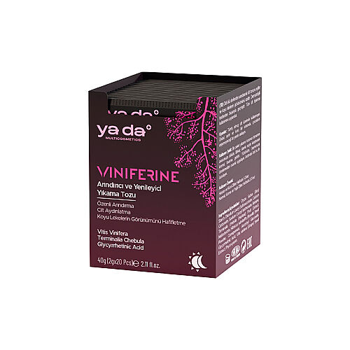 ya da multicosmetics Viniferine Purifying and Renewing Cleansing Powder 40g (2g x20 Pcs)e 2.11 fl.oz. - ya da multicosmetics