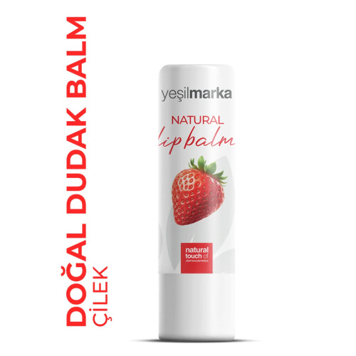 Yeşilmarka Doğal Dudak Balmı Çilek Aromalı - Yeşilmarka (1)