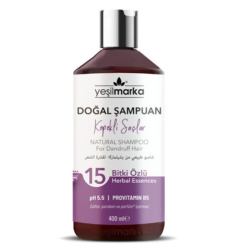 Yeşilmarka Doğal Şampuan 400 ml - Kepekli Saçlar - 1