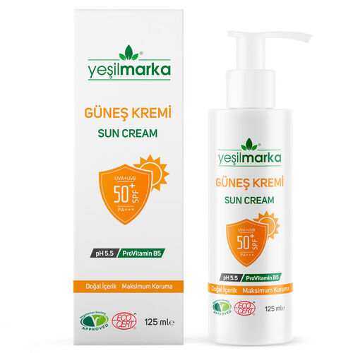Yeşilmarka Doğal SPF+50 Güneş Kremi 125 ml - Yeşilmarka