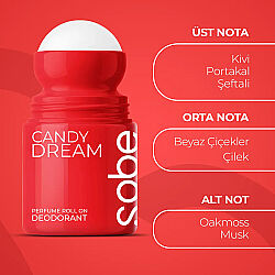 Yeşilmarka Sobe Candy Dream Perfume Roll On Deodorant 50 ml - 4