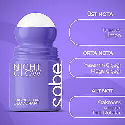 Yeşilmarka Sobe Night Glow Perfume Roll On Deodorant 50 ml - 4