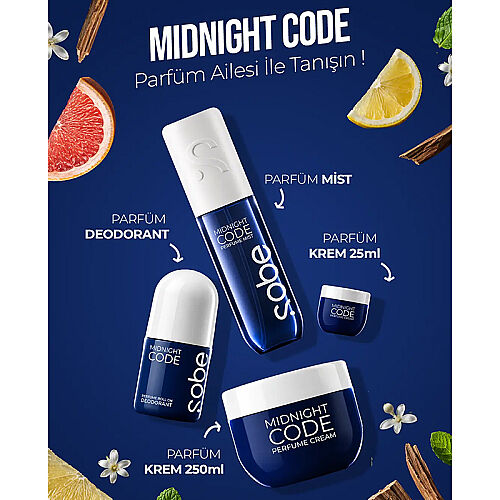 Yeşilmarka Sobe Parfümlü El ve Vücut Kremi 250 ml - Midnight Code - 5