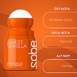 Yeşilmarka Sobe Sweet Vanilla Perfume Roll On Deodorant 50 ml - 4