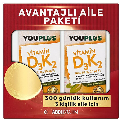 Youplus D3K2 Avantajlı Aile Paketi - Abdi İbrahim