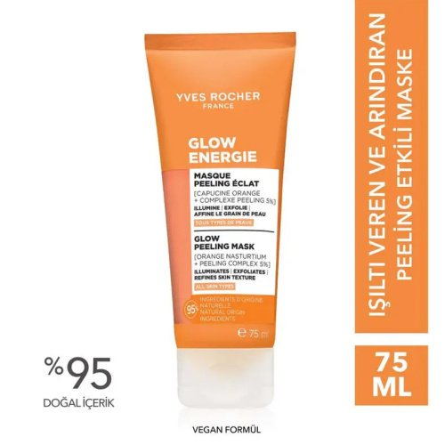 Yves Rocher Glow Energie %5 AHA Işıltı Veren Peeling Maske 75 ml - Yves Rocher (1)
