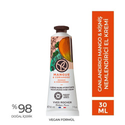 Yves Rocher Mangue Canlandırıcı Mango Kişniş Nemlendirici El Kremi 30 ml - 2