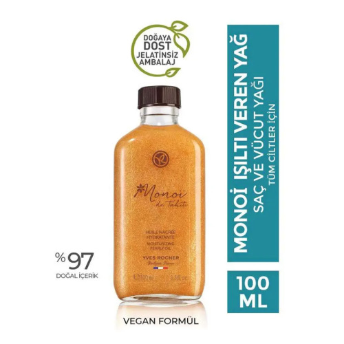 Yves Rocher Monoi Işıltı Veren Saç ve Vücut Yağı 100 ml - 2