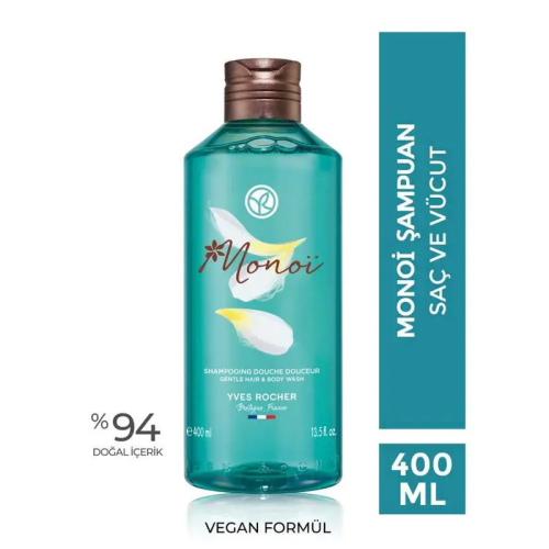 Yves Rocher Monoi Saç ve Vücut Şampuanı 400 ml - 2