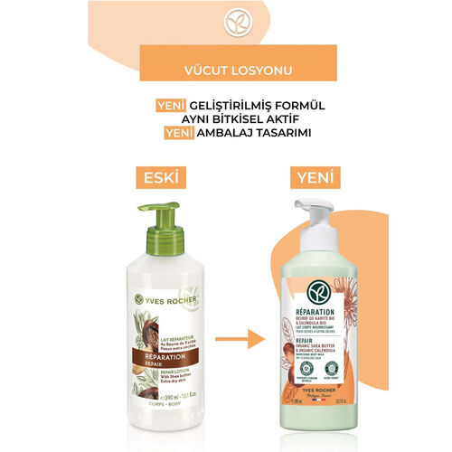 Yves Rocher Organic Shea Butter Nemlendirici Vücut Losyonu 390 ml - 7