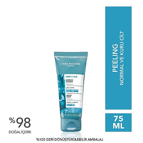 Yves Rocher Pure Algue Antioksidan Prebiyotik Yüz Peelingi 75 ml - Yves Rocher (1)