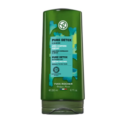 Yves Rocher Pure Detox Yağlı Saçlar için Arındırıcı Saç Kremi 200 ml - 1