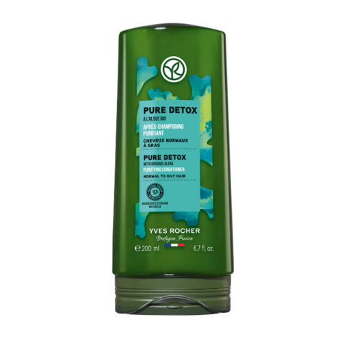 Yves Rocher Pure Detox Yağlı Saçlar için Arındırıcı Saç Kremi 200 ml - 1