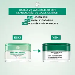 Yves Rocher Sebo Vegetal Gözenek Sıkılaştırıcı Nemlendirici Jel Krem 50 ml - 4