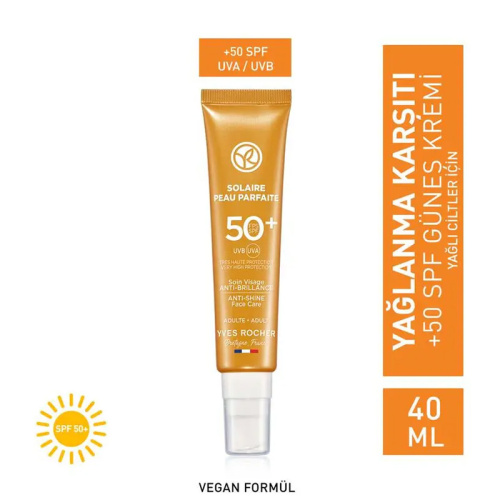 Yves Rocher Solaire Peau Parfaite Spf50+ Parlama Karşıtı Yüz Kremi 40 ml - 2