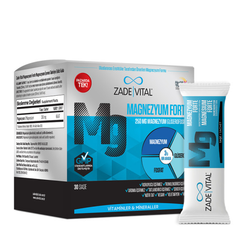 Zade Vital Magnezyum Forte 30 Saşe - Zade Vital (1)