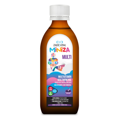 Zade Vital Miniza Multi Sıvı Takviye Edici Gıda 150 ml - Zade Vital