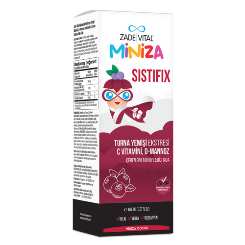Zade Vital Miniza Sistifix Sıvı Takviye Edici Gıda 150 ml - 3