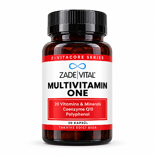 Zade Vital Multivitamin One Takviye Edici Gıda 30 Kapsül - Zade Vital