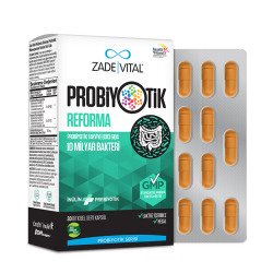 Zade Vital Probiyotik Reforma Takviye Edici Gıda 30 Bitkisel Kapsül - 2