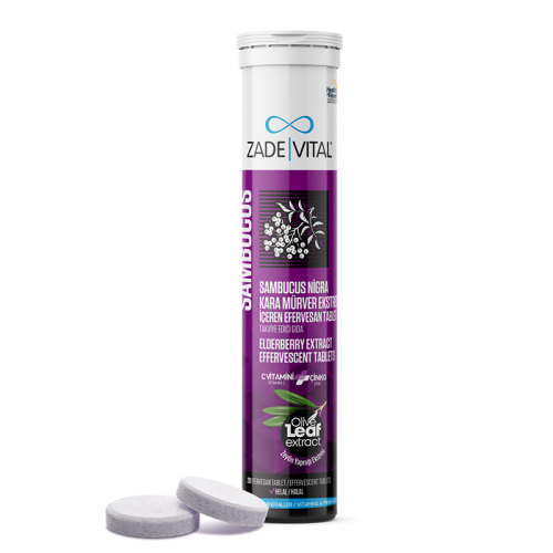 Zade Vital Sambucus Nigra 20 Efervesan Tablet - Zade Vital (1)
