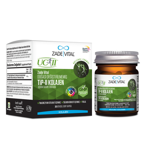 Zade Vital Tip 2 Collagen Takviye Edici Gıda 30 Bitkisel Sert Kapsül - Zade Vital (1)