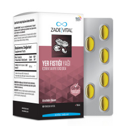 Zade Vital Yer Fıstığı Yağı 60 Yumuşak Kutu Kapsül - 2