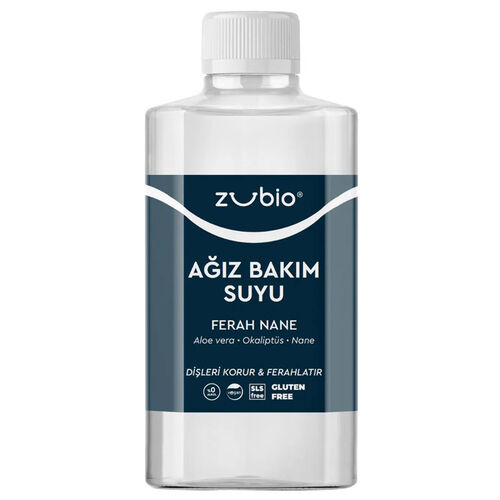 Zubio Ağız Bakım Suyu Ferah Nane 250 ml - 1