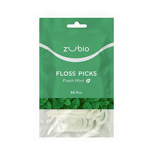 Zubio Nane Aromalı Kürdanlı Diş İpi 50 Adet - Zubio